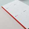 Carnet de To-Do List - Titre Rouge - 23heures59éditions