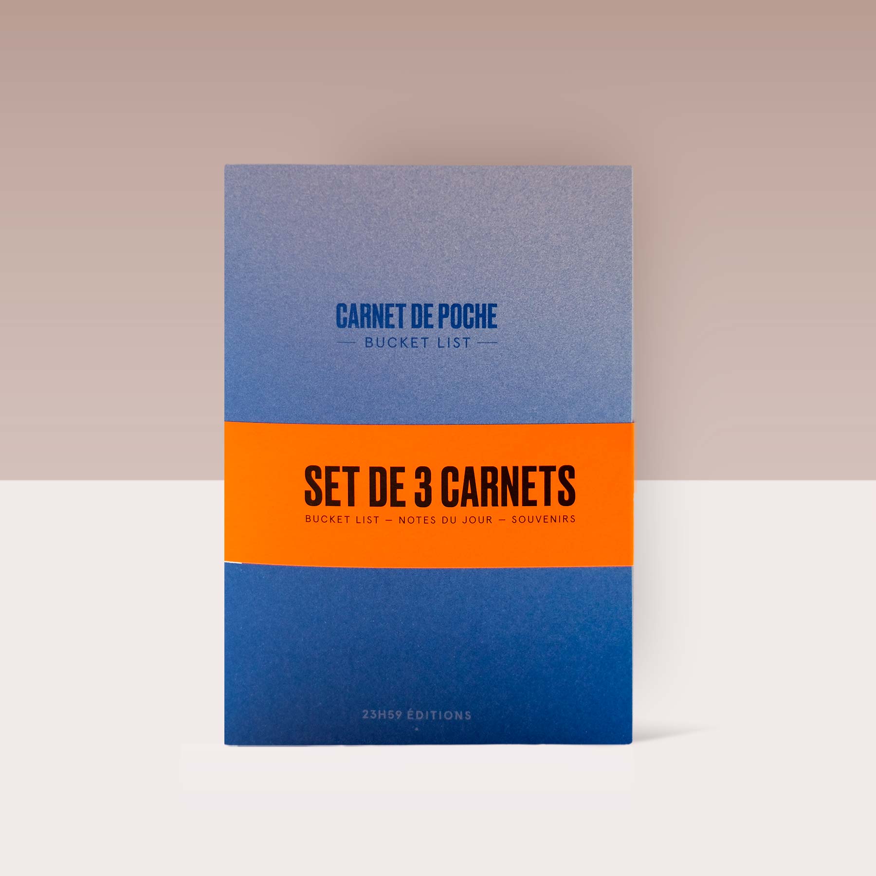 Set de 3 Carnets de poche - 23heures59éditions